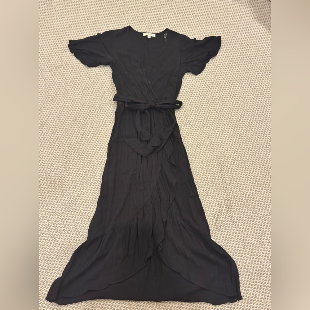 Rewind Elegant Black Maxi Dress